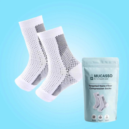 Targeted Nano-Fiber Compression Socks