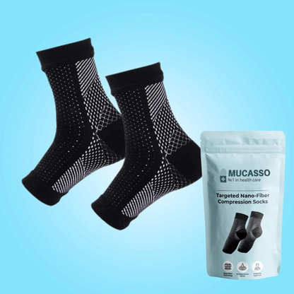 Targeted Nano-Fiber Compression Socks